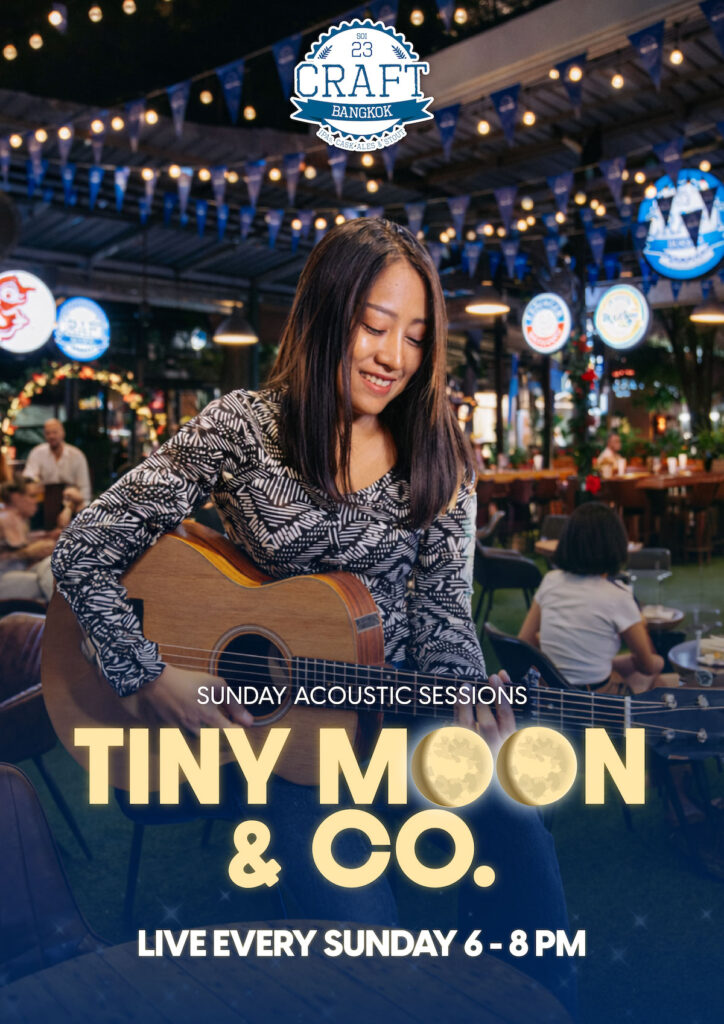 Sunday Acoustic Sessions with Tiny Moon & Co., live every Sunday 6-8PM